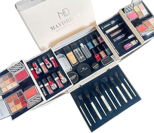 بوكس مكياج Mi Dream الكامل – أدوات تجميل متعددة وسهلة الاستخدام